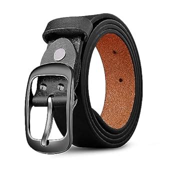 ZORO Men's Genuine Leather Belt for Men | (Formal/Casual) (BLACK 18, 32 ...