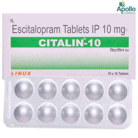 CITALIN 10MG TABLET Price, Uses, Side Effects, Composition - Apollo ...