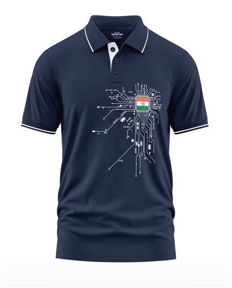 Circuit Diagram Polo Collar T-Shirt – Warriorworld