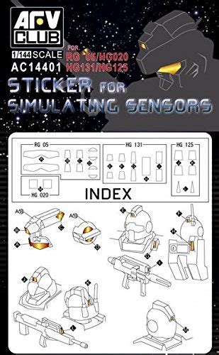 AFV Club 1:144 Sticker for Simulating Sensors #AC14401* : Amazon.in ...