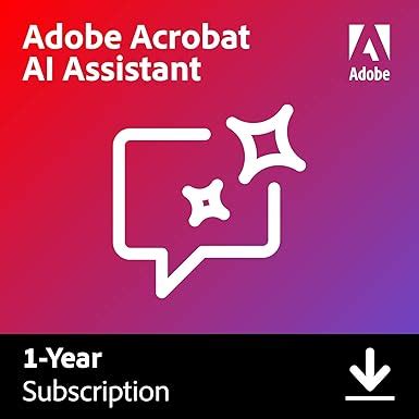 Adobe Acrobat AI Assistant | PC/Mac | Software Download | PDF Software ...