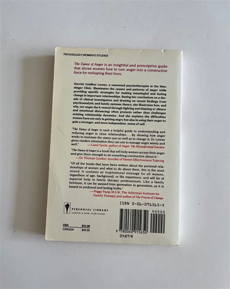 The Dance of Anger: A Woman's Guide to Changing the Patterns of Intima ...
