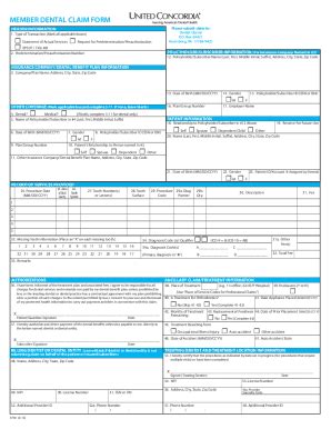 United Concordia Dental Insurance Form - Fill and Sign Printable ...