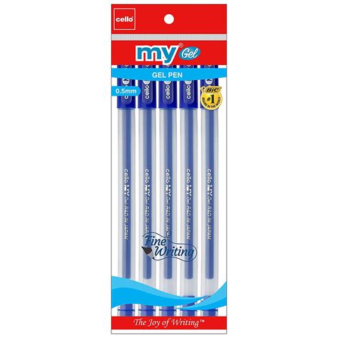 Cello My Gel Pen 0.5mm MRP-7 (5pc)