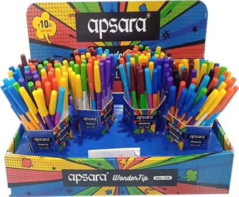 Apsara Wonder Tip Ball Pen Dispenser | Easy Grip | Non-fading ink ...