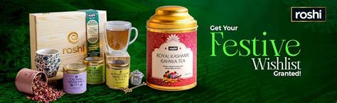 Roshi Royal Kashmiri Kahwa Tea | 100g | Authentic Kashmiri Kahwa Green ...