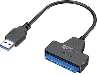 RANKMAN USB 3.0 sata Cable for 2.5 inch SSD and HDD, USB 3.0 to SATA ...