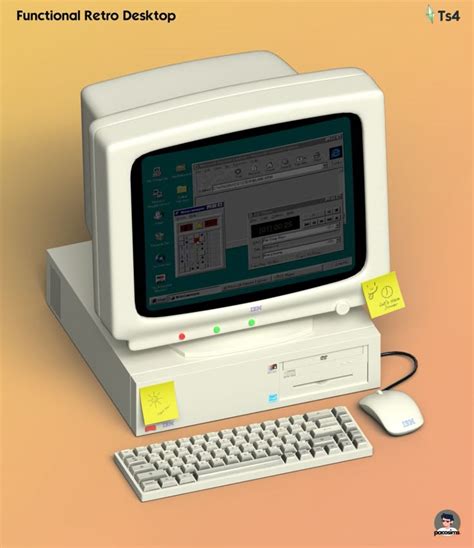 Image result for Sims 4 Retro Computer