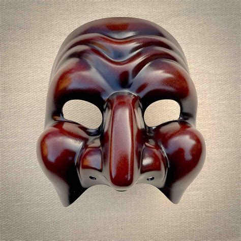 Pulcinella Commedia dell’Arte Mask | Strangeface Masks