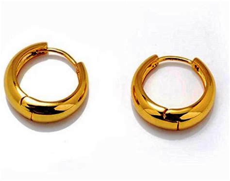 Flipkart.com - Buy MEENAZ Jewellery Gold Mens Bali Ear rings / Earrings ...