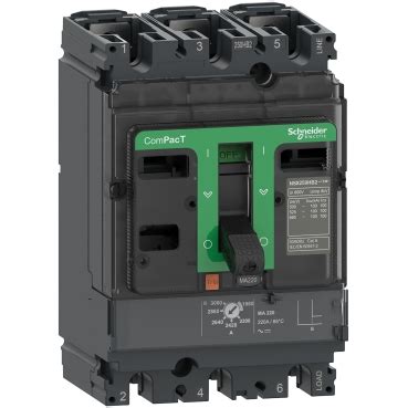 C25N3MA220 - Circuit breaker, ComPacT NSX250N, 50kA/415VAC, 3 poles, MA ...