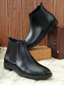 FOGGY Mid Top Slip-On Chelsea Boots For Men - Buy FOGGY Mid Top Slip-On ...