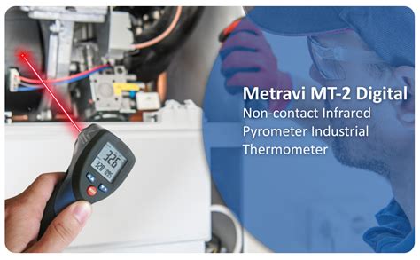 Metravi MT-2 Digital Non-contact Infrared Pyrometer Industrial ...
