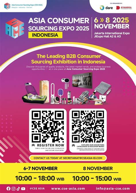 CSE Asia Indonesia 2025, Jakarta International Expo (JIExpo), 6 ...