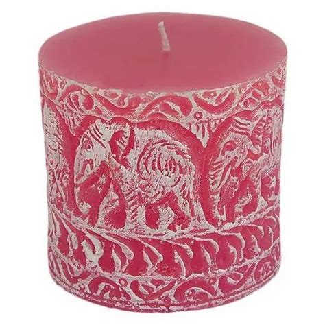 Fancy rose pillar and candles - Scented Rose Pillar Set Manufacturer ...