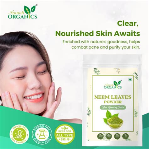 Neem leaves powder (organic and 100% natural )-100 grams | Namah Organics