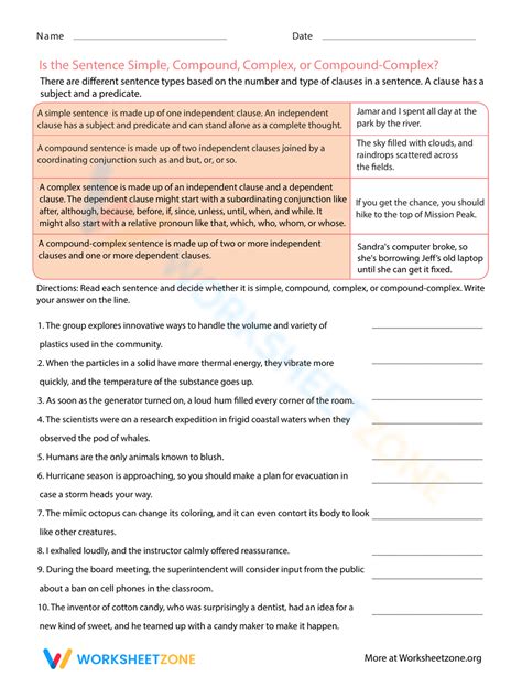 Rezultat imagine pentru Homework Complex Sentence 5th Class