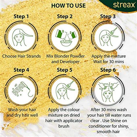 Buy STREAX ULTRALIGHTS HAIR COLOR HIGHLIGHTING KIT FOR WOMEN & MEN 60ML ...