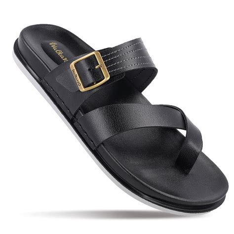 Men's Daily Wear Comfort Sandals - WE1353 Black – Walkaroo Footwear