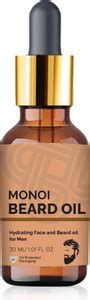 Teal & Terra Monoi Beard Oil for Shiny and Soft Brittle Hairs Hair Oil ...