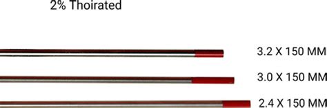 NEXA ABRASIVE SOLUTIONS TUNGSTEN ELECTRODE TIG 2.4 X 150 MM Welding Rod ...
