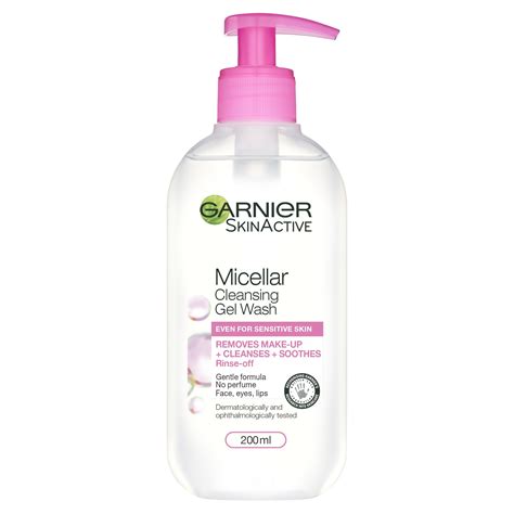 Garniermicellar Gel Face Wash For Sensitive Skin 200ml Gentle Face ...