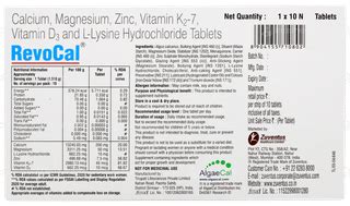 Revocal Tablet 10 - Uses, Side Effects, Dosage, Price | Truemeds