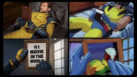 Hugh Jackman recreates the iconic Wolverine meme