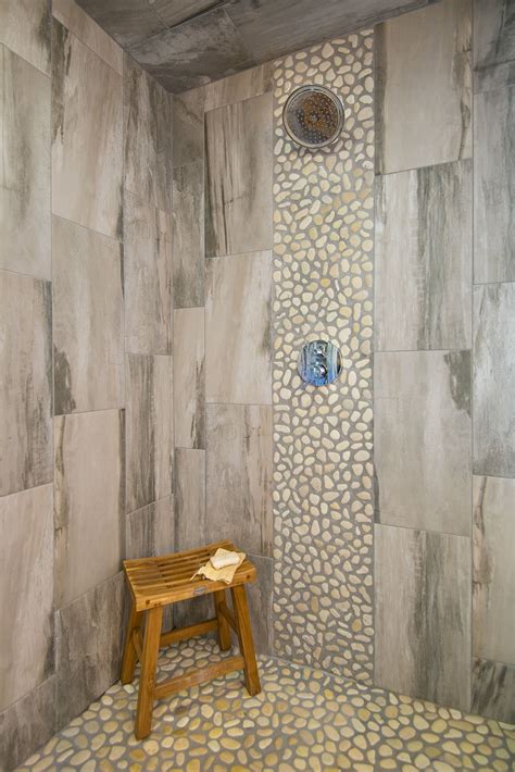 Tiling A Shower Floor With River Rock at Elvira Pierce blog