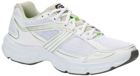 Buy Kalenji Decathlon Women's Ekiden 75 White and Green Mesh Running ...