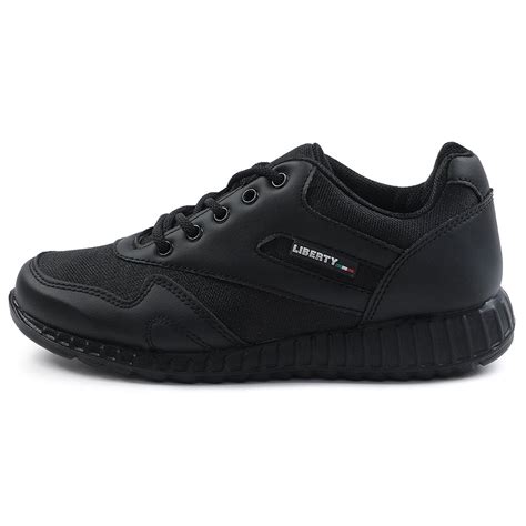 Buy Force 10 Black Lacing School Shoes for Kids 9906-90GN