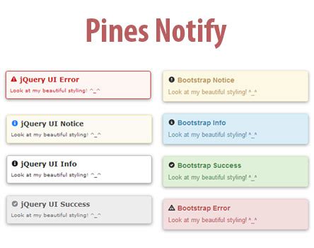 200+ JQuery Notification Plugins - October 2025