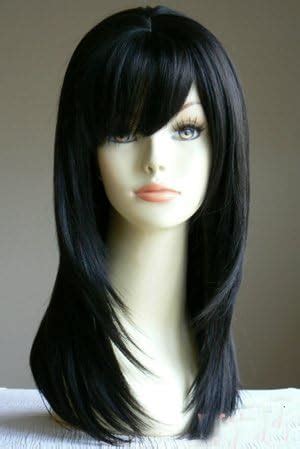 Artifice Oblique Bang 18" Stylish Straight Wig Hair Extension Brown ...