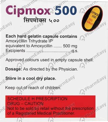 Cipmox 500 Capsule: Uses, Side-effects, Price, Dosage & More Info ...