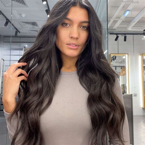 Dark brown hair extensions online