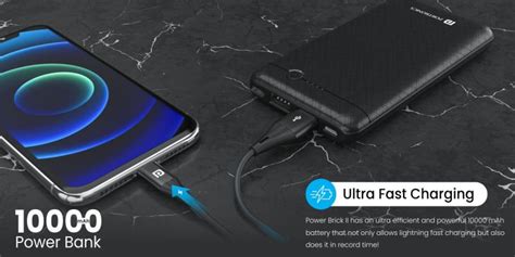 Buy Portronics 10000 mAh Power Bank,Power Brick 2, White at Best Price ...