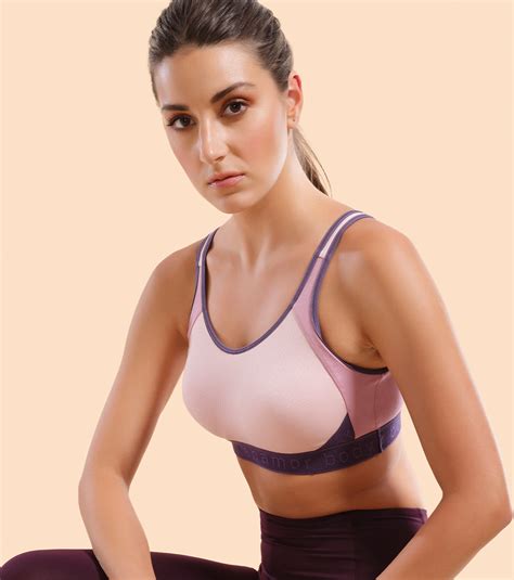 Enamor Agion SB28 Antimicrobial Side Shaper Active Sports Bra for Wome