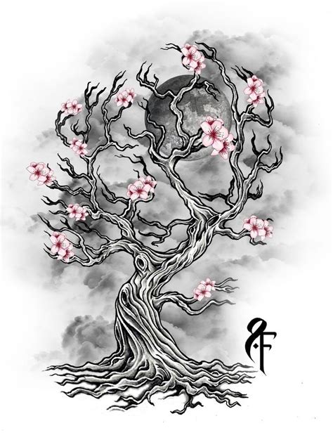 Image result for Monster Tree Tattoo Drawing