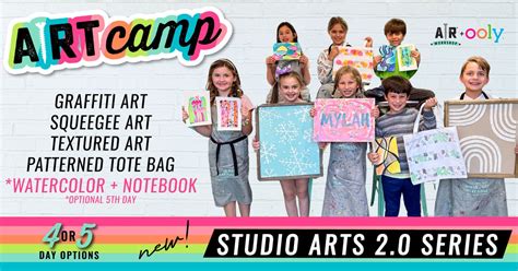 SUMMER ART CAMP - The Studio Arts 2.0 Series, 23 W Merrimack St ...