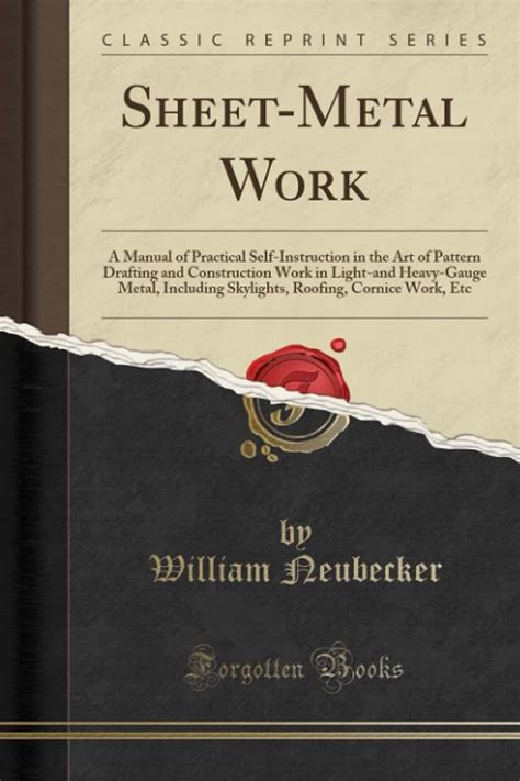 Buy Sheet-Metal Work: A Manual of Practical Self-Instruction in the Art ...