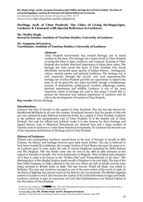 Document - fffff - Living Heritage(Agra, Lucknow & Varanasi) with ...