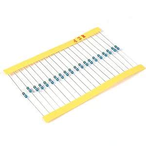 Metal Film Resistors, 2600pcs 0.25W Small Size Resistance Component ...