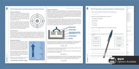 Extraction of Aluminium Reading Comprehension | Beyond