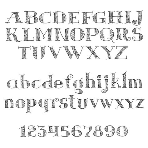 Line art drawing alphabet Images - Free Download on Freepik