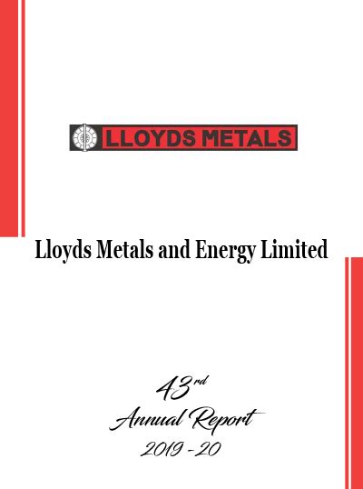 Annual Report and Financial Results :Lloyds Metals