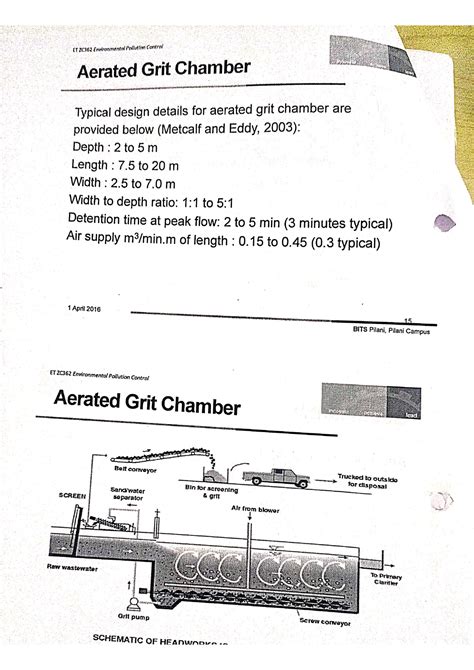 Waste water teatment - 2 Engineering Materials - Studocu