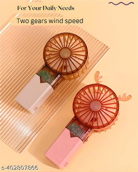 Portable Mini 2 speed hand fan rechargeable for multi purpose premium ...