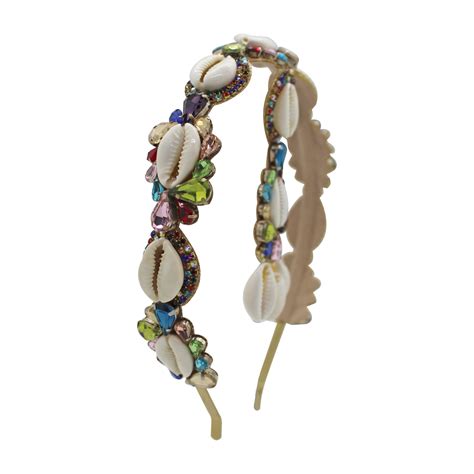 Navya Shankh (Shells) Headband with Maangtika – Label Pooja Rohra