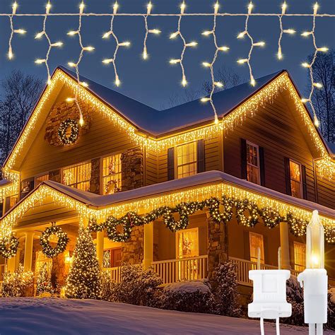 Amazon.com : Noma/Inliten Holiday Wonderland's 300 Icicle Light Set ...