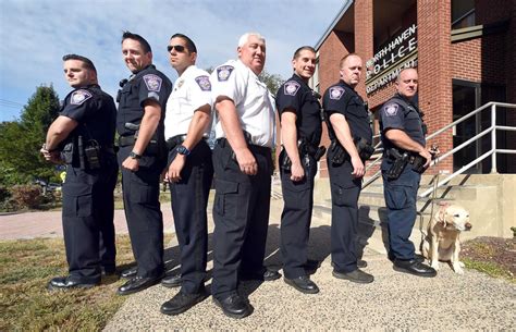 North Haven officers wearing pink patches to support breast cancer ...